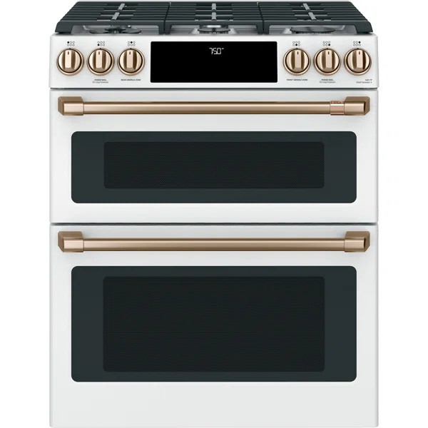 Café 30" 6.7 cu. ft. Smart Slide-in Gas Range with Griddle | Wayfair North America