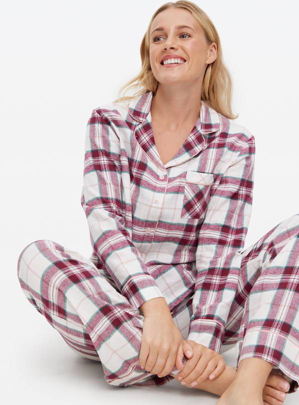 Christmas Check Printed Traditional Pyjamas 24 | Tu Clothing