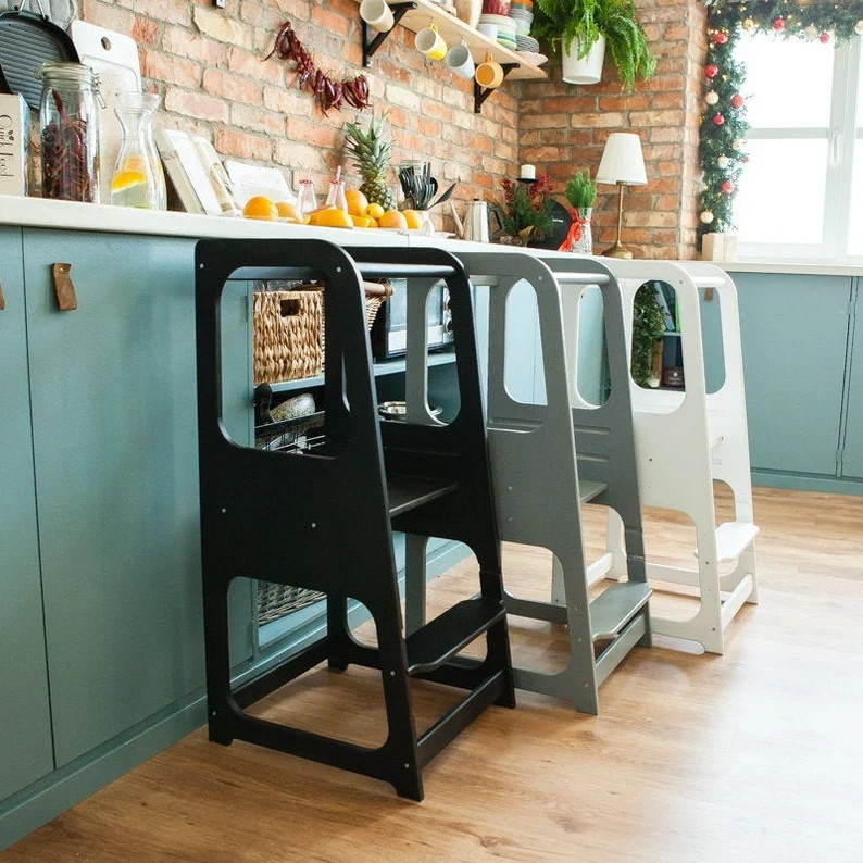 Kitchen Helper Tower Kitchen Stool Safety Stool Toddler Step | Etsy | Etsy (US)