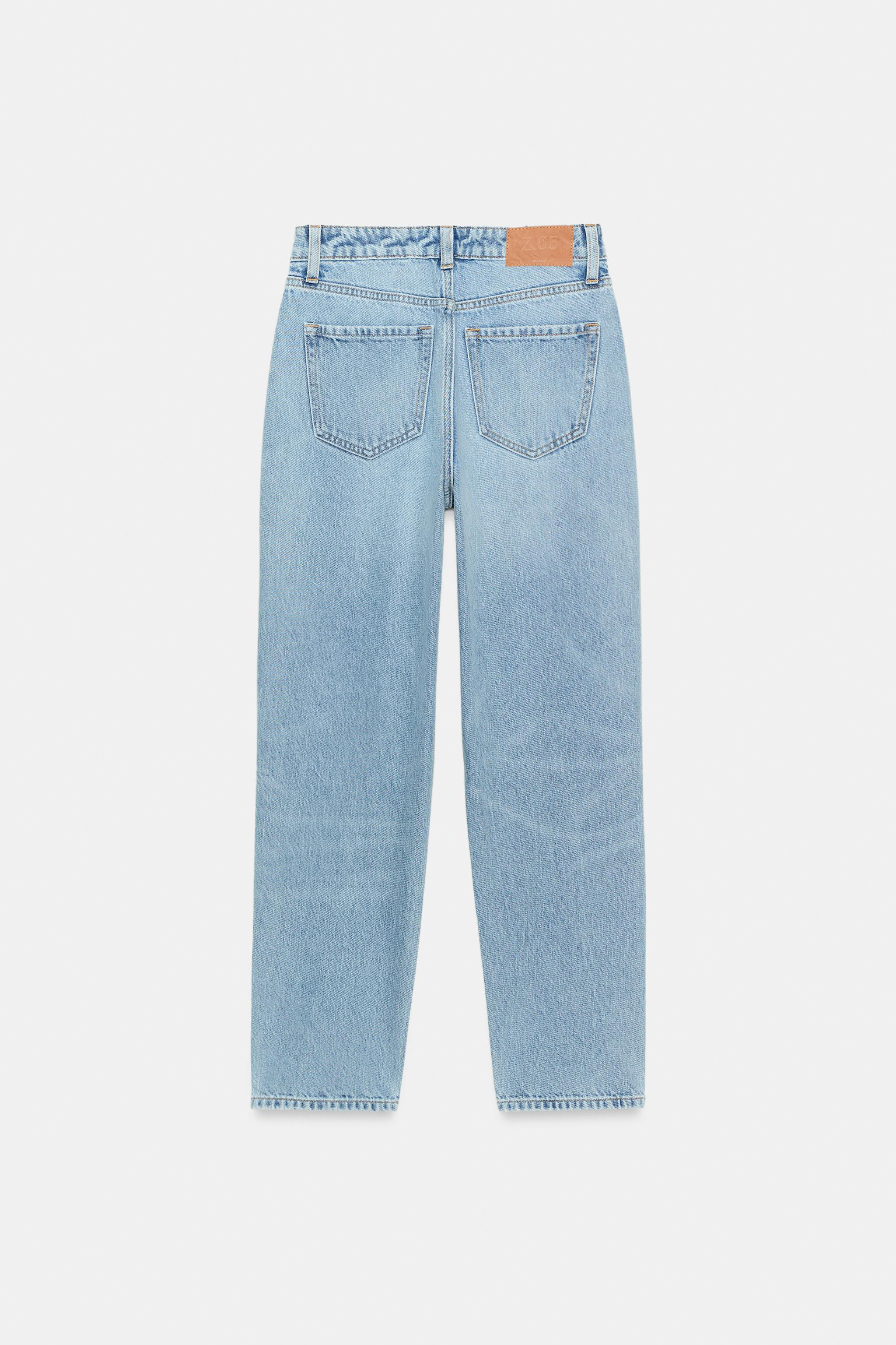 Z.05 MOM FIT HIGH-WAIST JEANS | Zara US