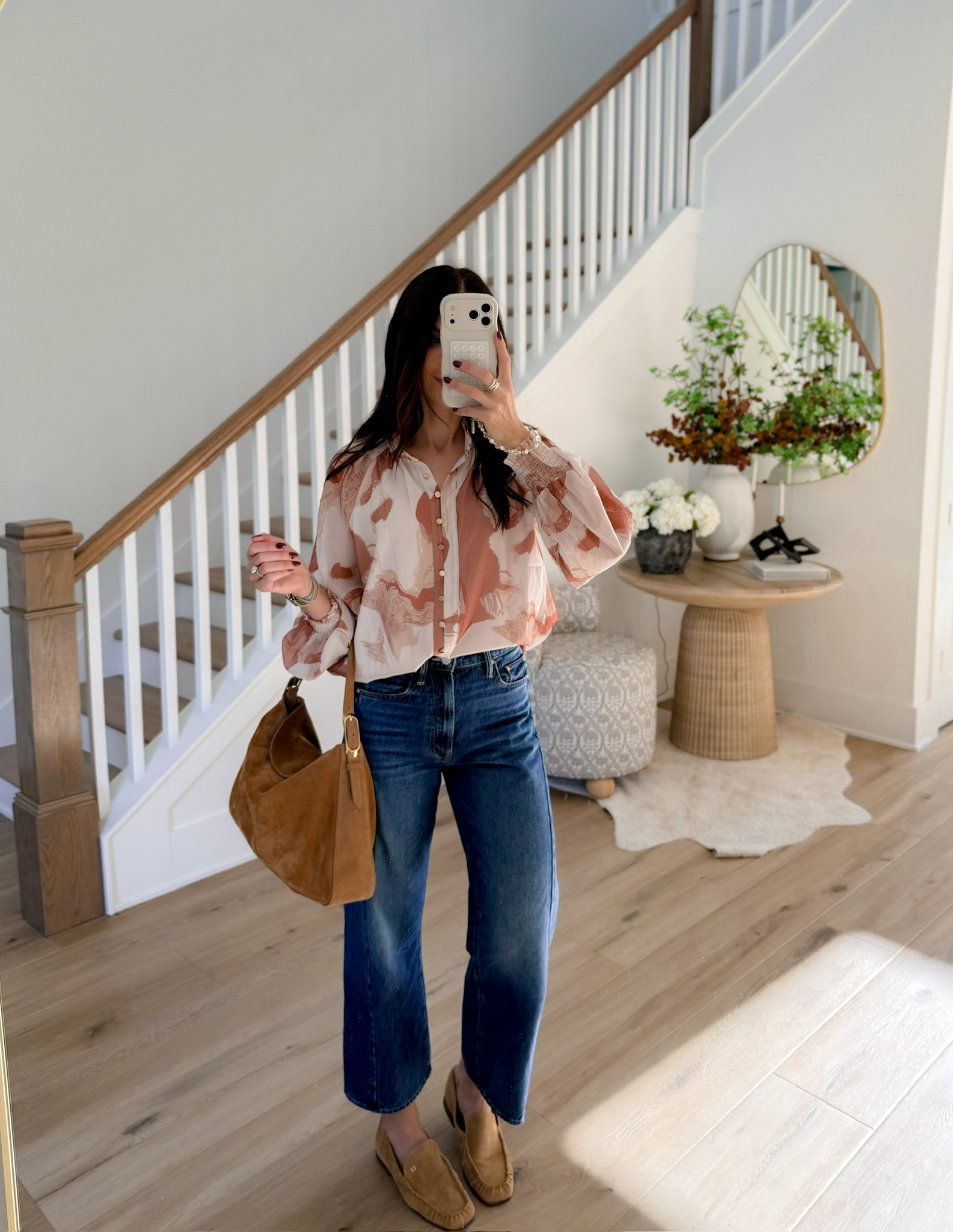 Loving everything about this style. This blouse is so pretty and affordable. Cute everyday outfits!  Amazon fashion cute clothes mom approved style affordable Annabrstyle 

#LTKdayinmylife #LTKmomlife #LTKootd