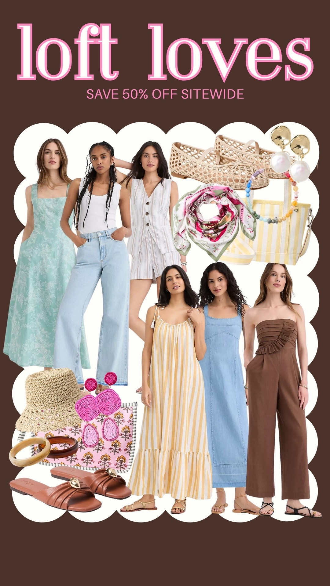 friends and family time at @loft this weekend = score 50% off + free shipping too! 

#LTKSaleAlert #LTKSeasonal #LTKOver40