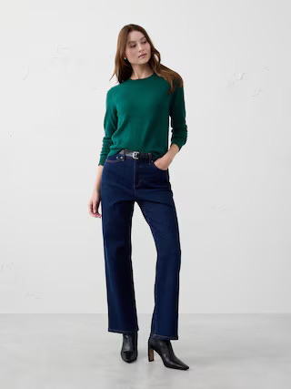 Merino-Cashmere Blend Sweater | Banana Republic Factory