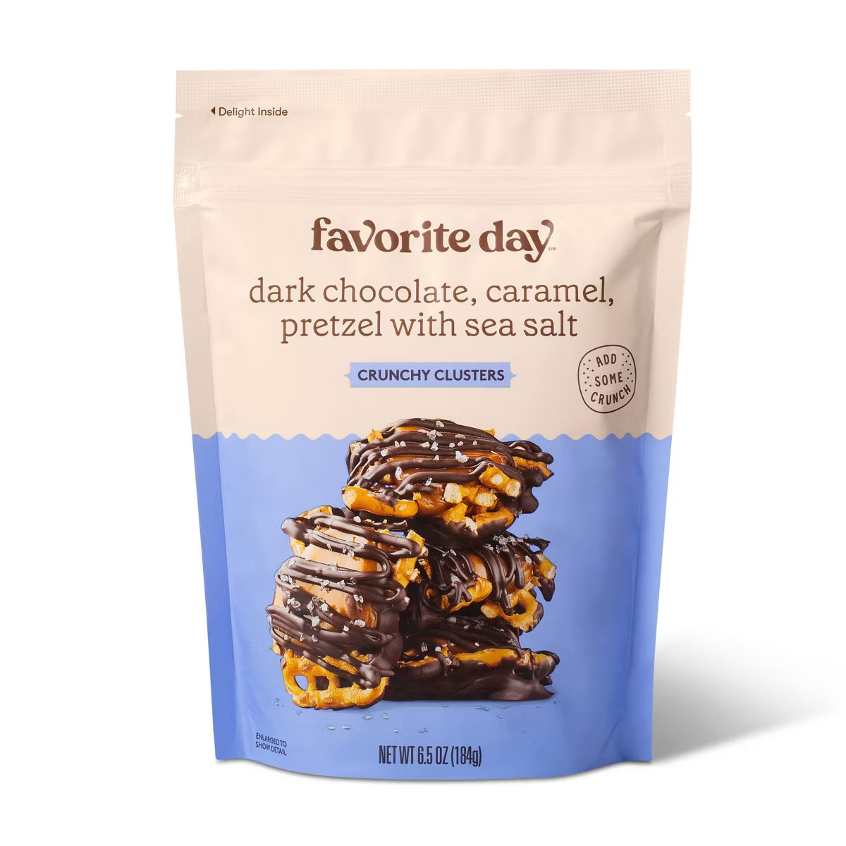 Dark Chocolate, Caramel, Pretzel with Sea Salt Crunchy Clusters Candy - 6.5oz - Favorite Day™ | Target