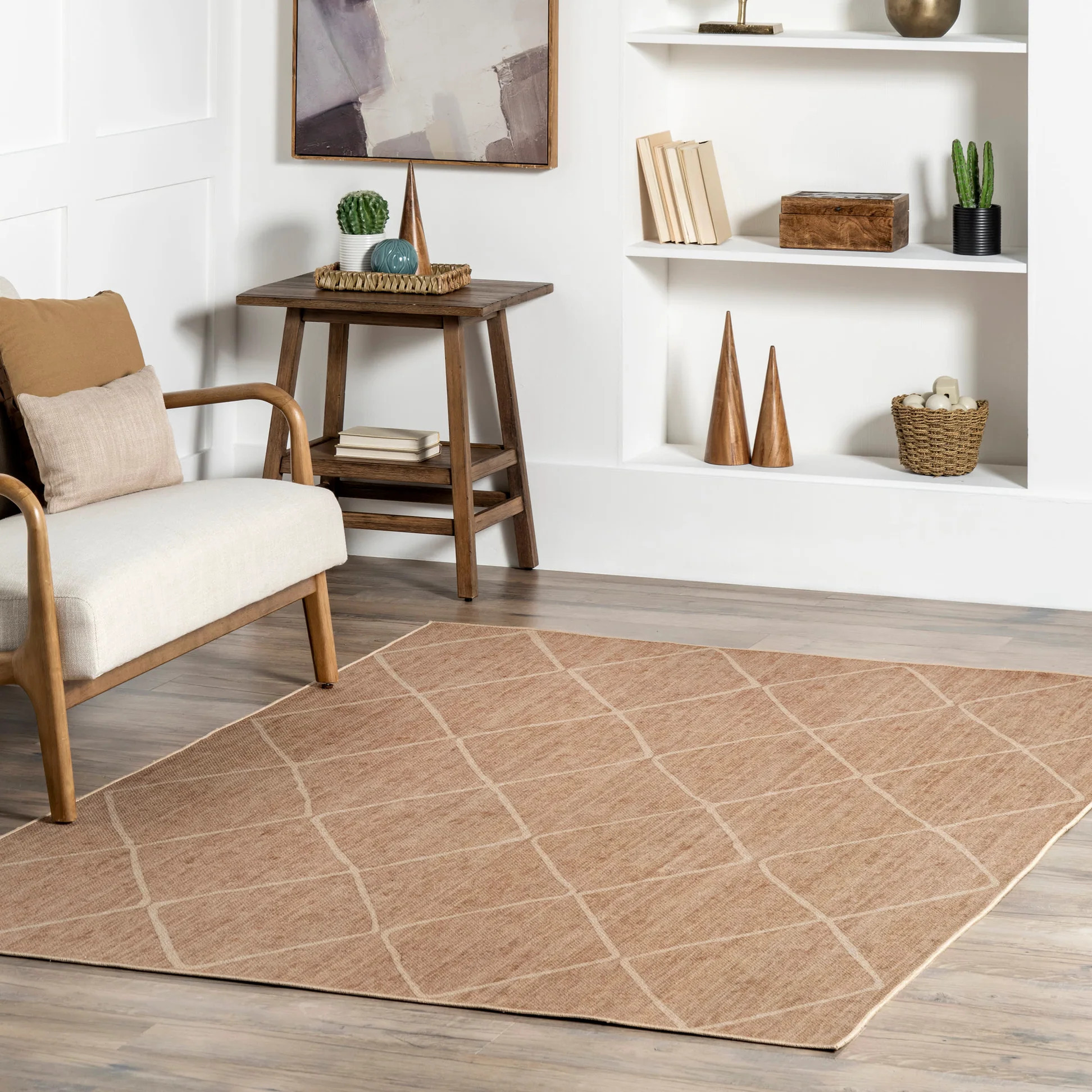 Giselle Easy-Jute Washable Trellis Rug | Rugs USA