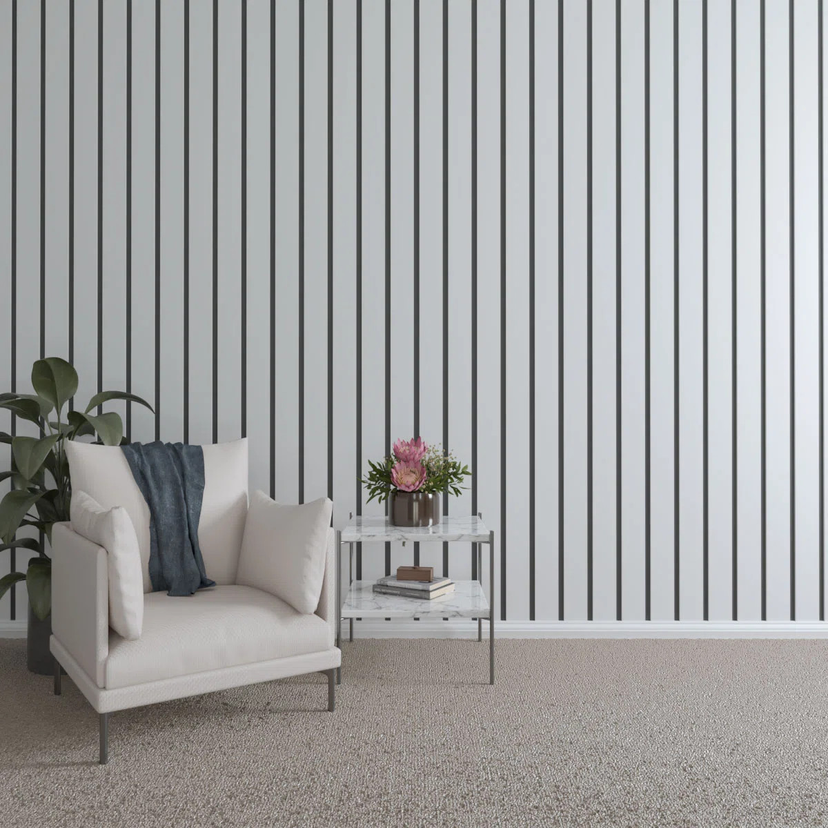 Adjustable PVC Slat Wall Panel Kit | Wayfair North America