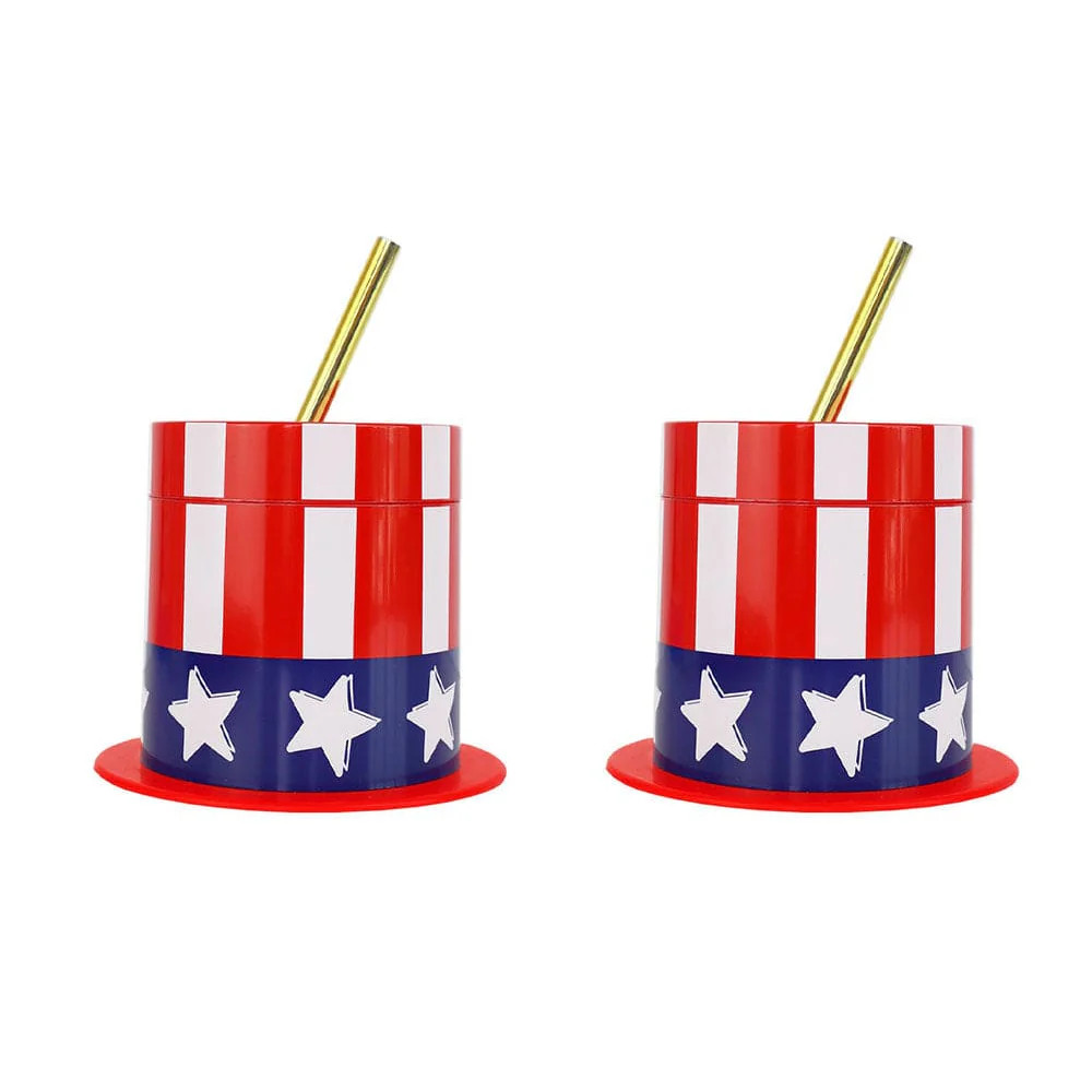 Hats Off To The USA Patriotic Sippers (Set of 2) | Packed Party