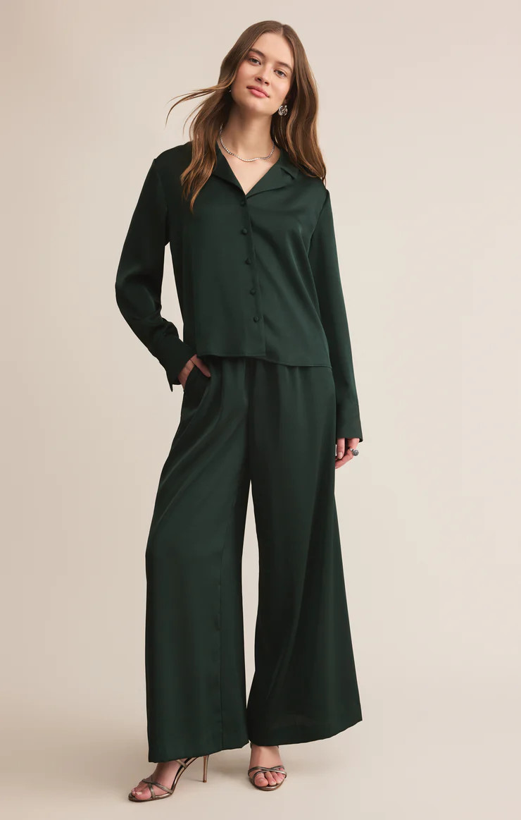 Isolde Wide Leg Satin Pant | Z Supply