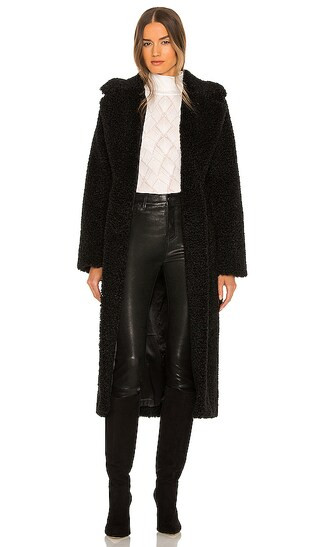 x REVOLVE Barrea Coat in Black | Revolve Clothing (Global)