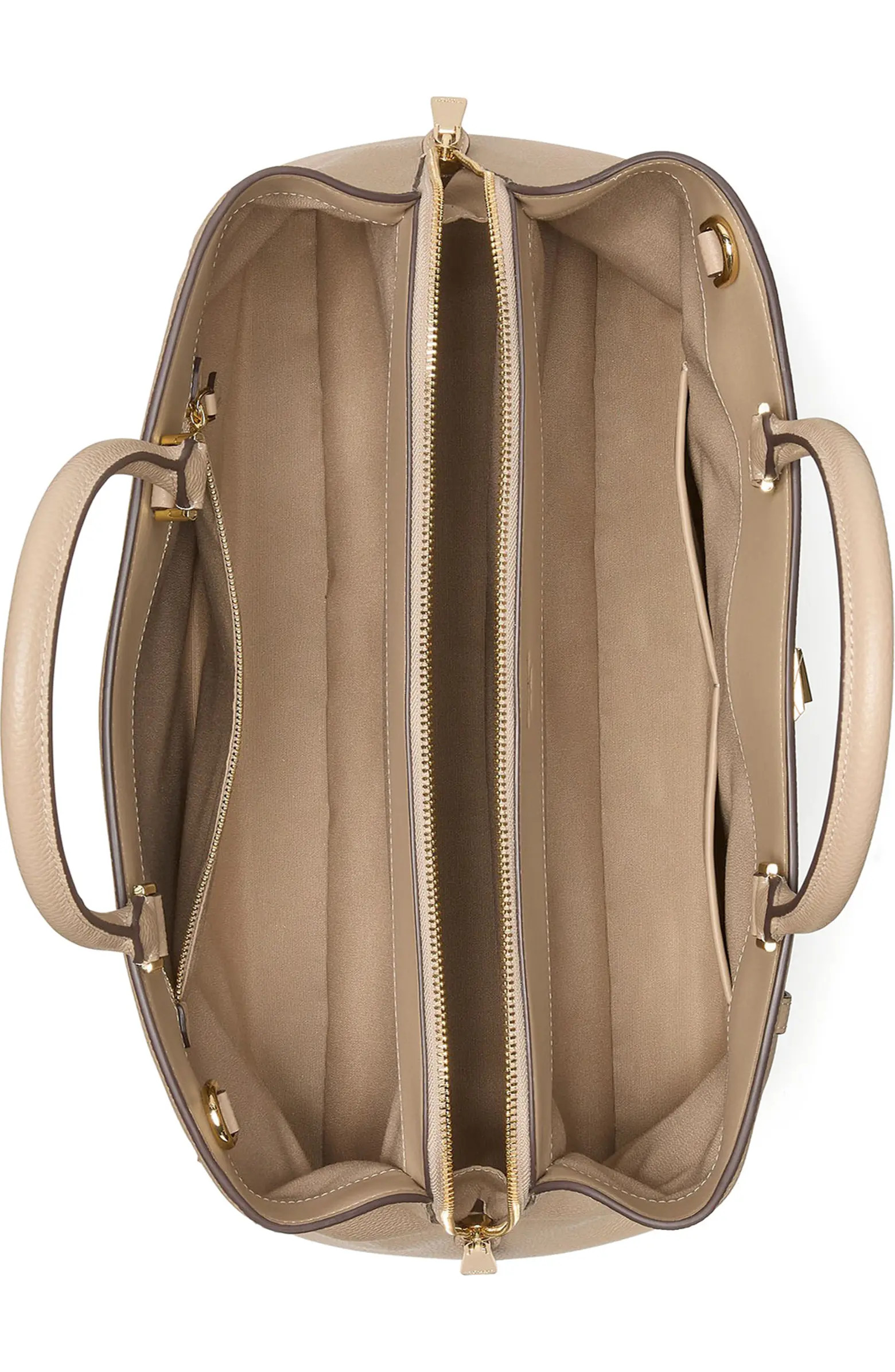 large deco pebble leather satchel | Nordstrom