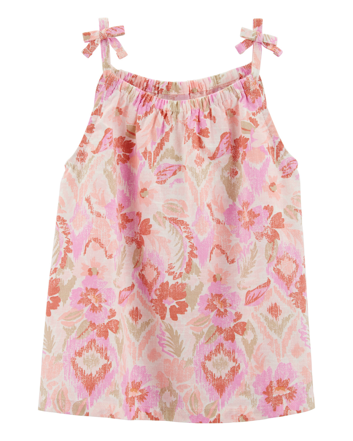 Toddler Floral Print Tank - Pink | Carter's Inc