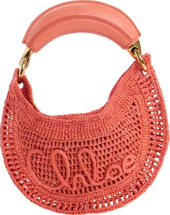 Chloé Summer Banana Raffia Handheld Bag | Nordstrom | Nordstrom