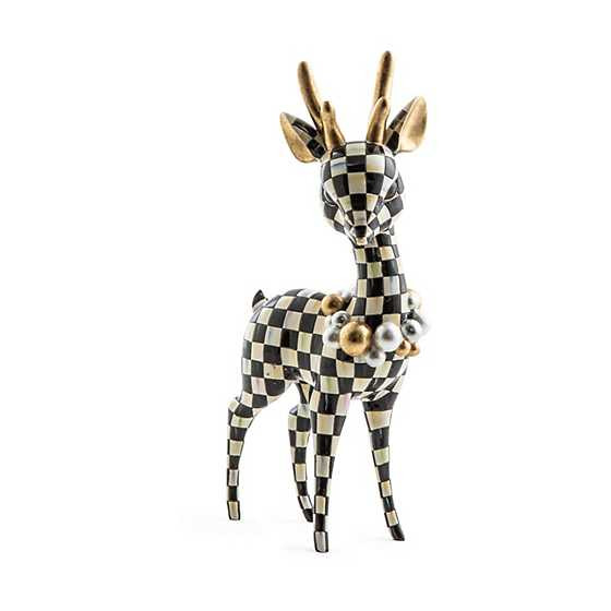 Courtly Check Gold Deary Deer | MacKenzie-Childs
