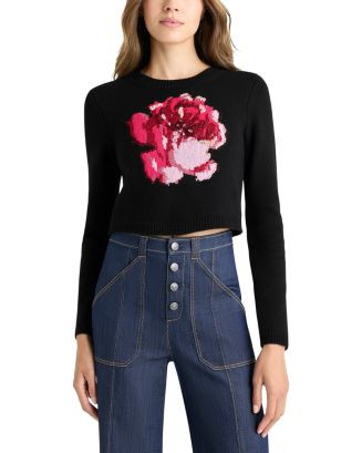Cinq à Sept Heritage Rose Cropped Sweatshirt | Bloomingdale's Cinq à Sept | Bloomingdale's (AU)
