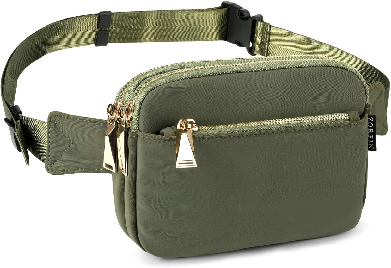 ZORFIN Fanny Packs for Women Men, Fashion Waist Pack Belt Bag with Adjustable Strap for Outdoors ... | Amazon (US)