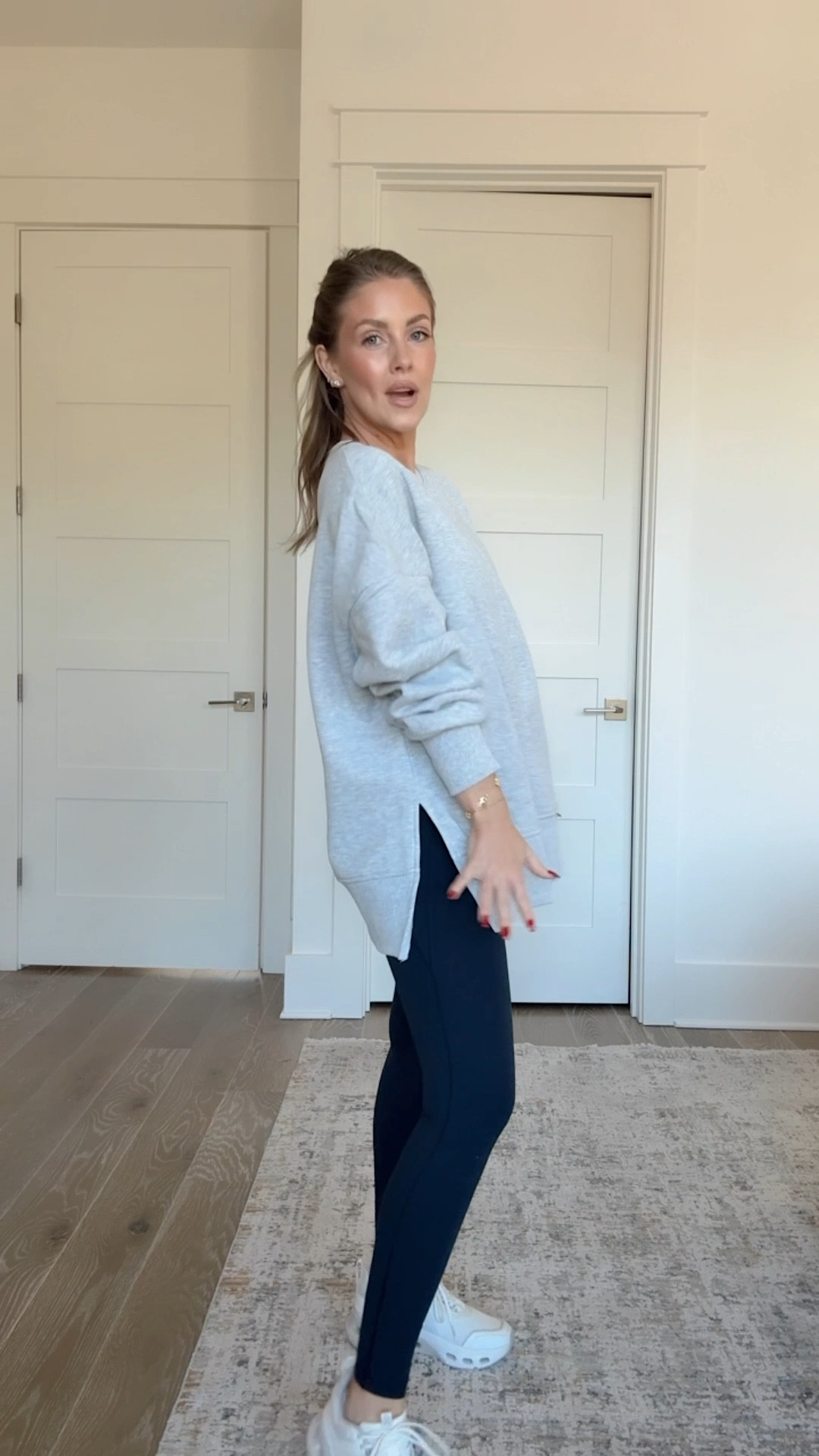 Small Amazon sports bra tank / XS leggings / Small sweatshirt 💙

#LTKPetite #LTKActive #LTKfitnessgoals