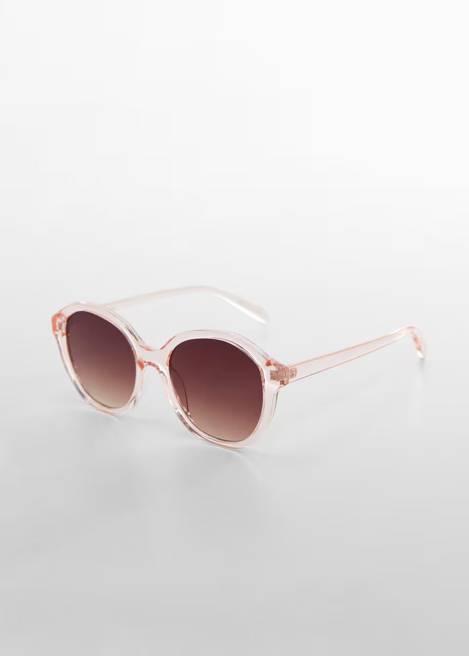 Tortoiseshell rounded sunglasses | MANGO (US)