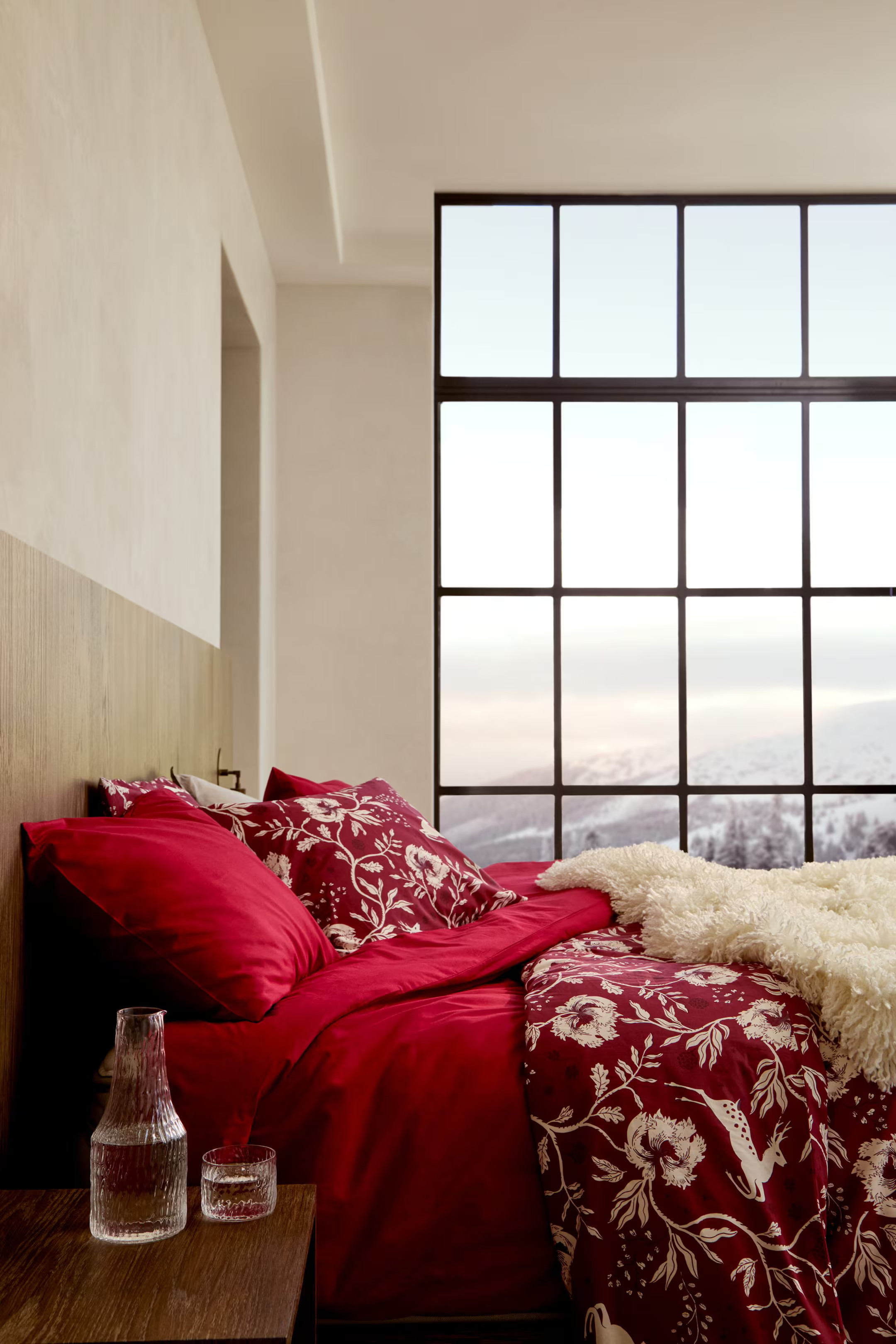 Patterned Cotton King/Queen Duvet Cover Set | H&M (US + CA)