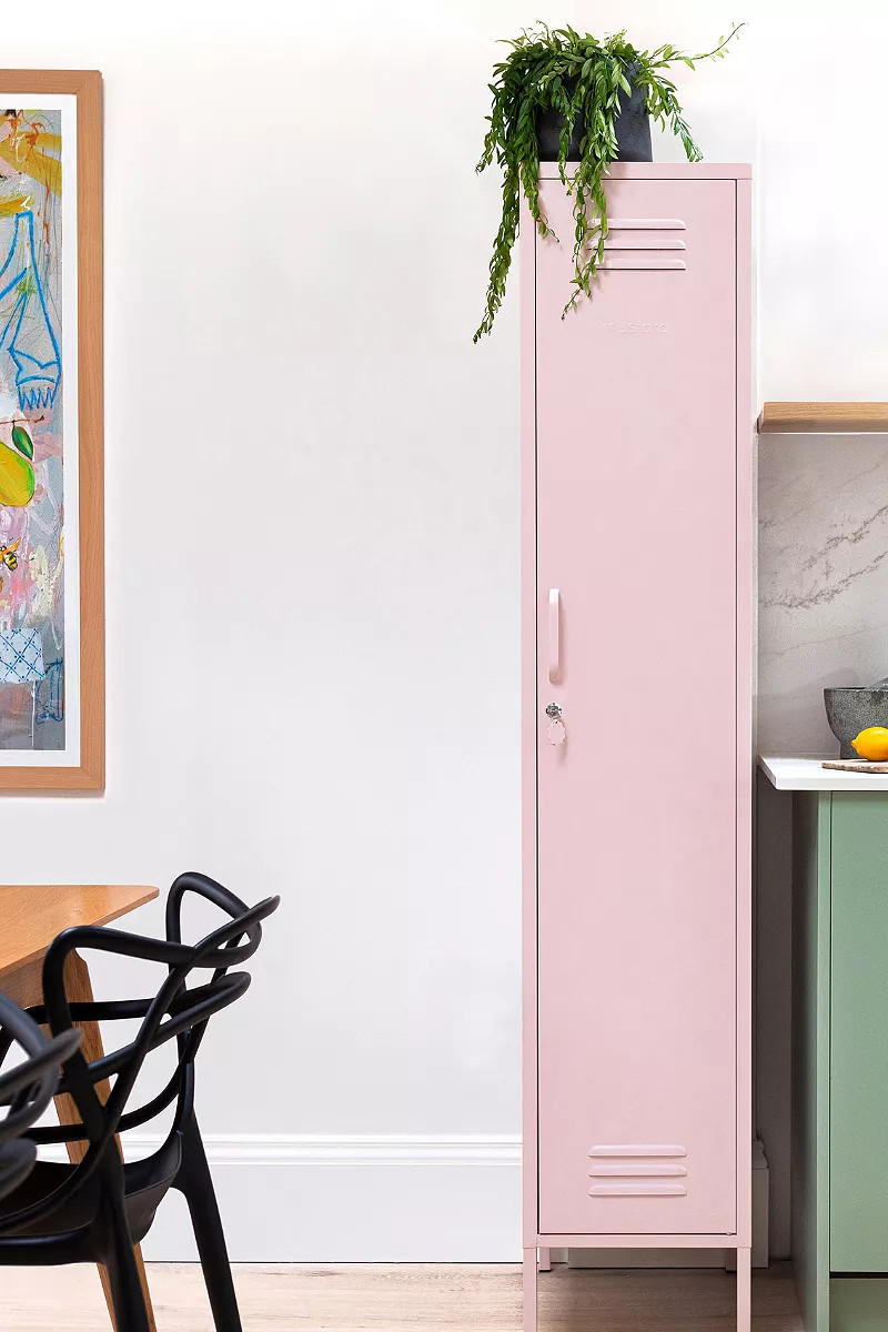 Mustard Made Blush Skinny Locker | Urban Outfitters UK
