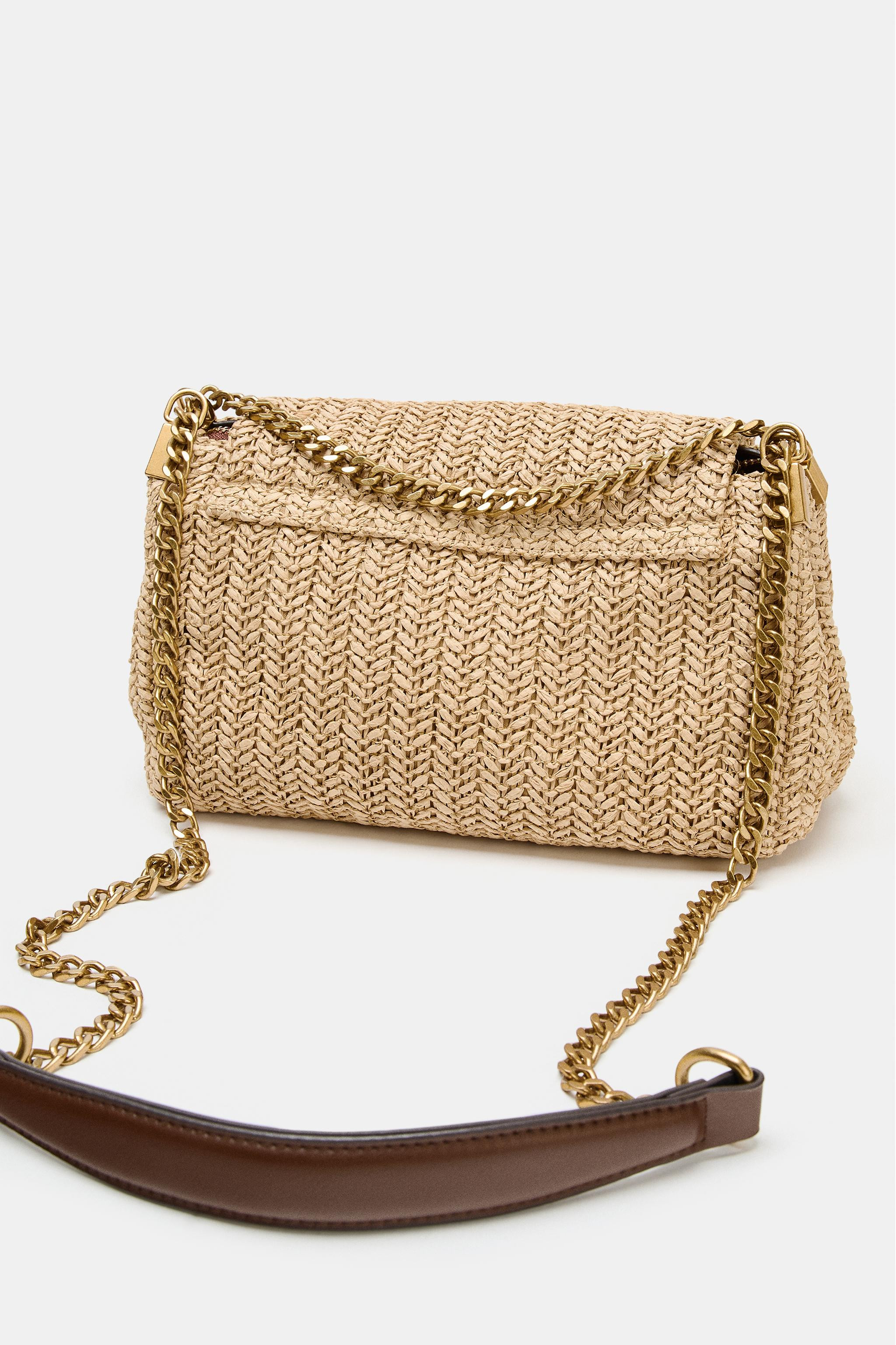 METALLIC CHAIN CROSSBODY BAG | Zara UK