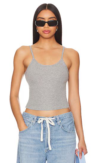 Lucy Tank Top in Heather Grey | Revolve Clothing (Global)