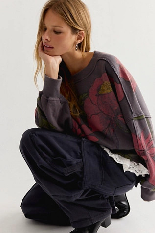Gaia Sweatshirt | Free People (Global - UK&FR Excluded)