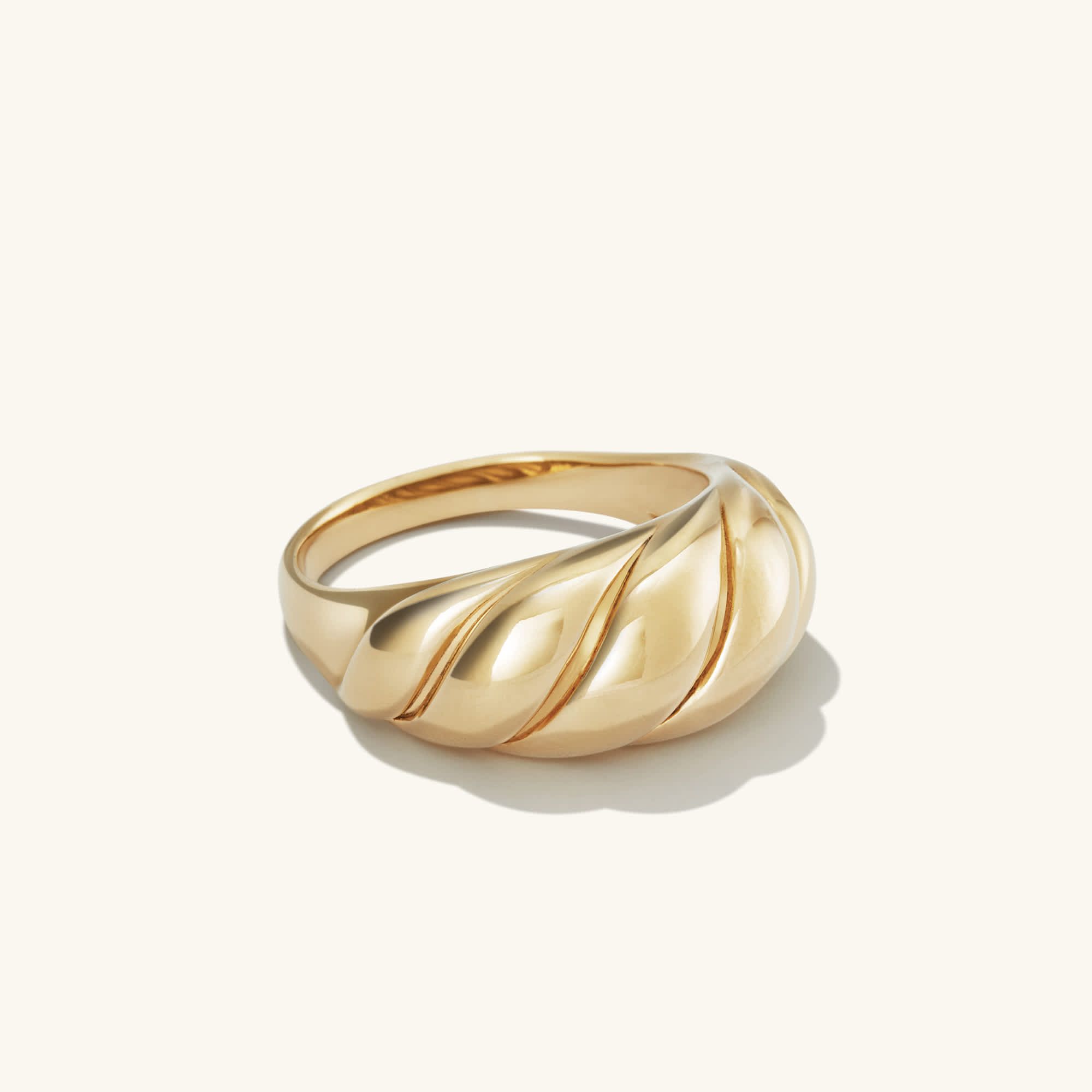 Gold Croissant Dôme Ring | Mejuri | Mejuri (Global)