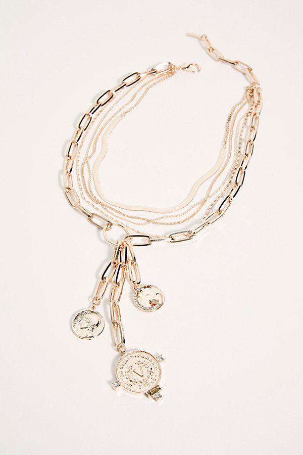 Gold Rush Collection Collar Necklace by Free People, Rose Gold, One Size | Free People (Global - UK&FR Excluded)