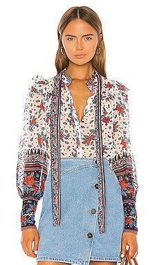 Ulla Johnson Antoine Blouse in Pristine from Revolve.com | Revolve Clothing (Global)