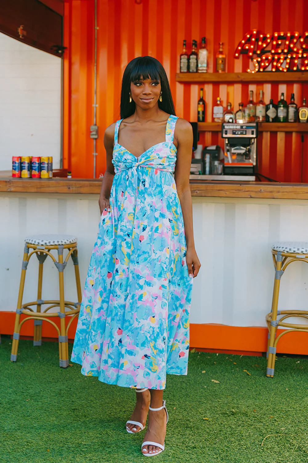 BuddyLove | Kenny Smocked Back Maxi Dress | Pastel Dream | BuddyLove