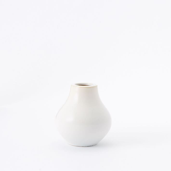 Reactive Glaze Vases - White | West Elm (US)