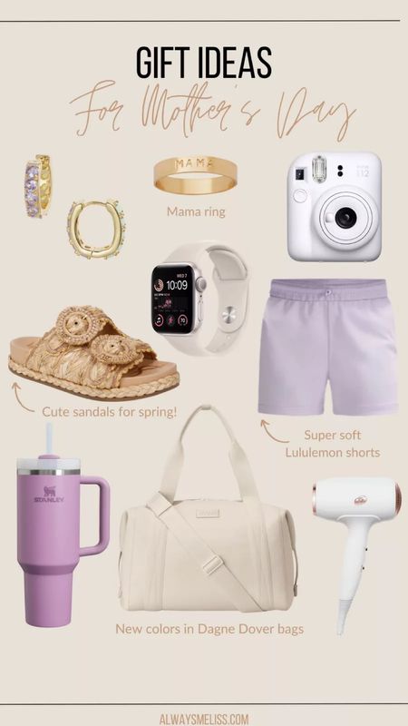 I wanted to round up some gift ideas for all the mamas out there! Love these adorable sandals for Spring and super soft Lululemon shorts. 

Mothers Day Gifts 
Jewerly for mom
Gift Guide

#LTKGiftGuide #LTKfamily #LTKSeasonal