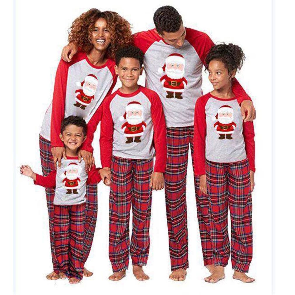 Christmas Xmas Kids Adults Family Matching Sleepwear Pajamas Pyjamas Costume Outfits Clothes | Walmart (US)