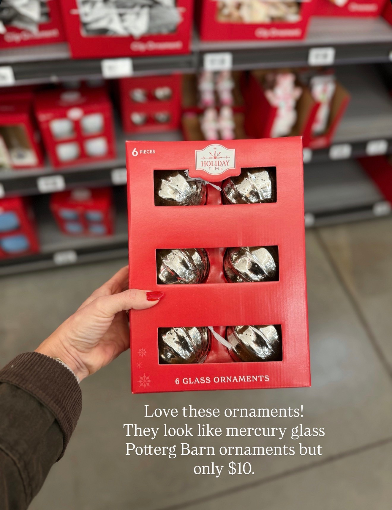 Love these pottery barn inspired ornaments. Only $10!

#LTKFindsUnder50 #LTKHoliday #LTKHome