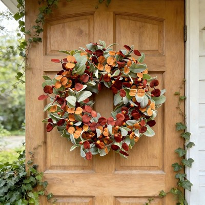 Spring Easter Artificial Wreath, 20-Inch Grapevine Decor | Target