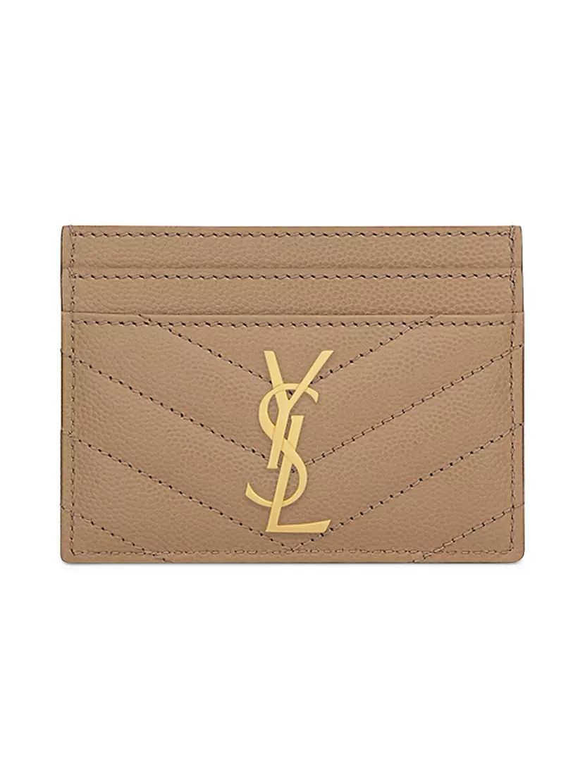 Monogram Matelassé Leather Card Case | Saks Fifth Avenue