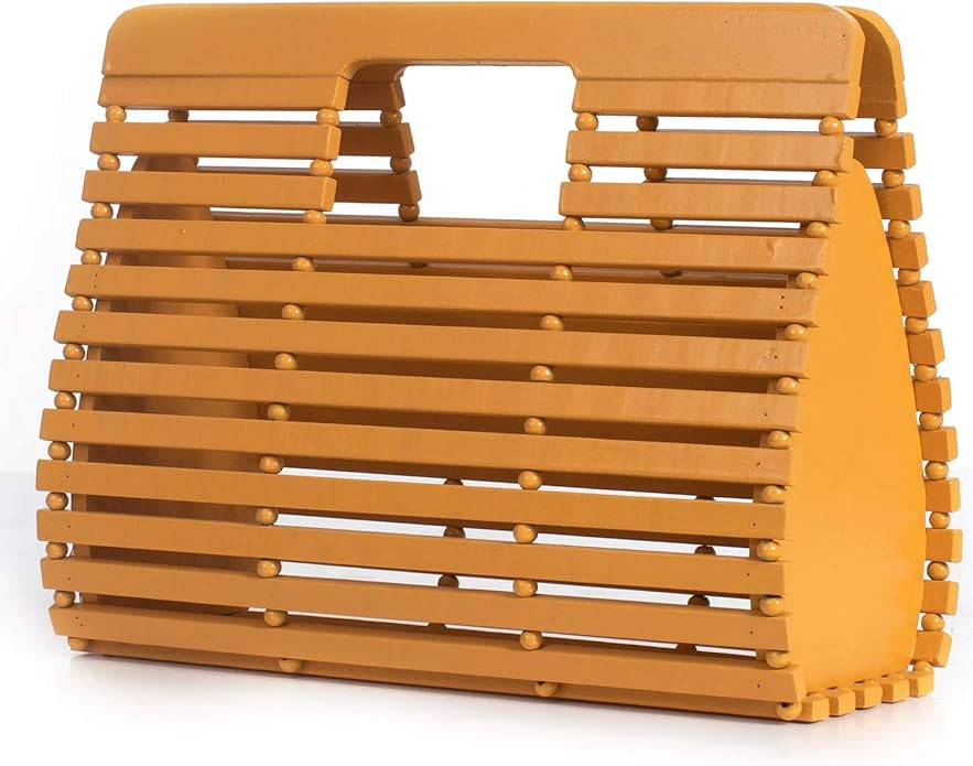 RULER TRUTH Bamboo Handbags Handmade Purses Tote Bag for Summer Beach Sea Straw Bag, Women's Natu... | Amazon (US)