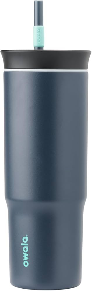 Owala Stainless Steel Triple Layer Insulated Travel Tumbler with Spill Resistant Lid and Straw, B... | Amazon (US)