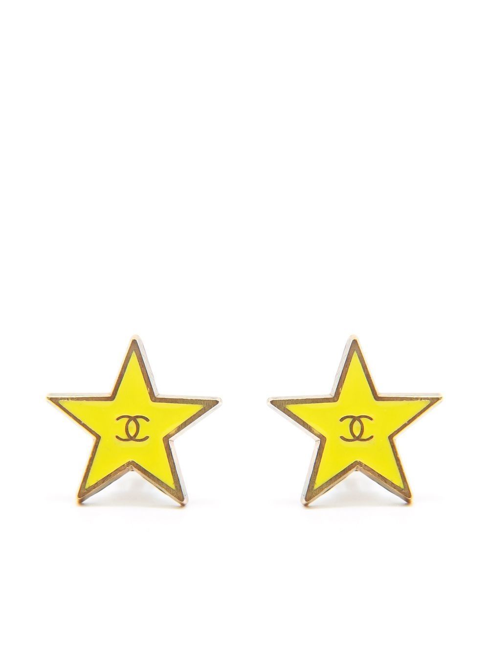 2001 logo star clip-on earrings | Farfetch Global
