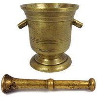 Vintage Large Brass Mortar With Pestle & Double Handles | Etsy (US)