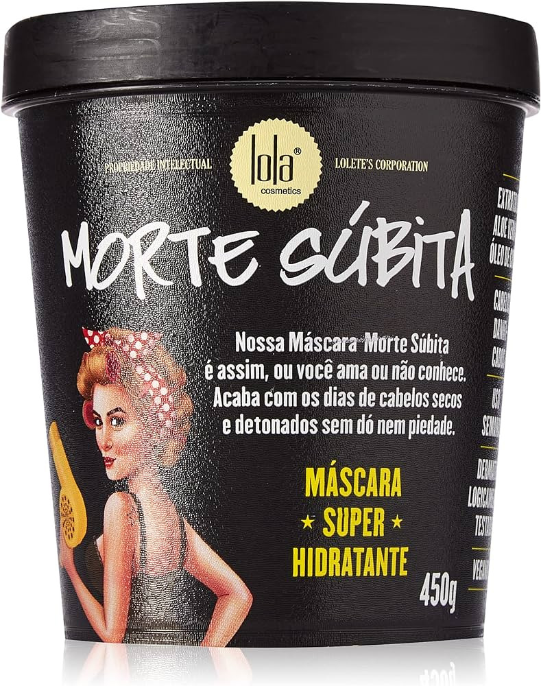 Máscara Super Hidratante Morte Súbita, Lola Cosmetics, 450g | Amazon (BR)
