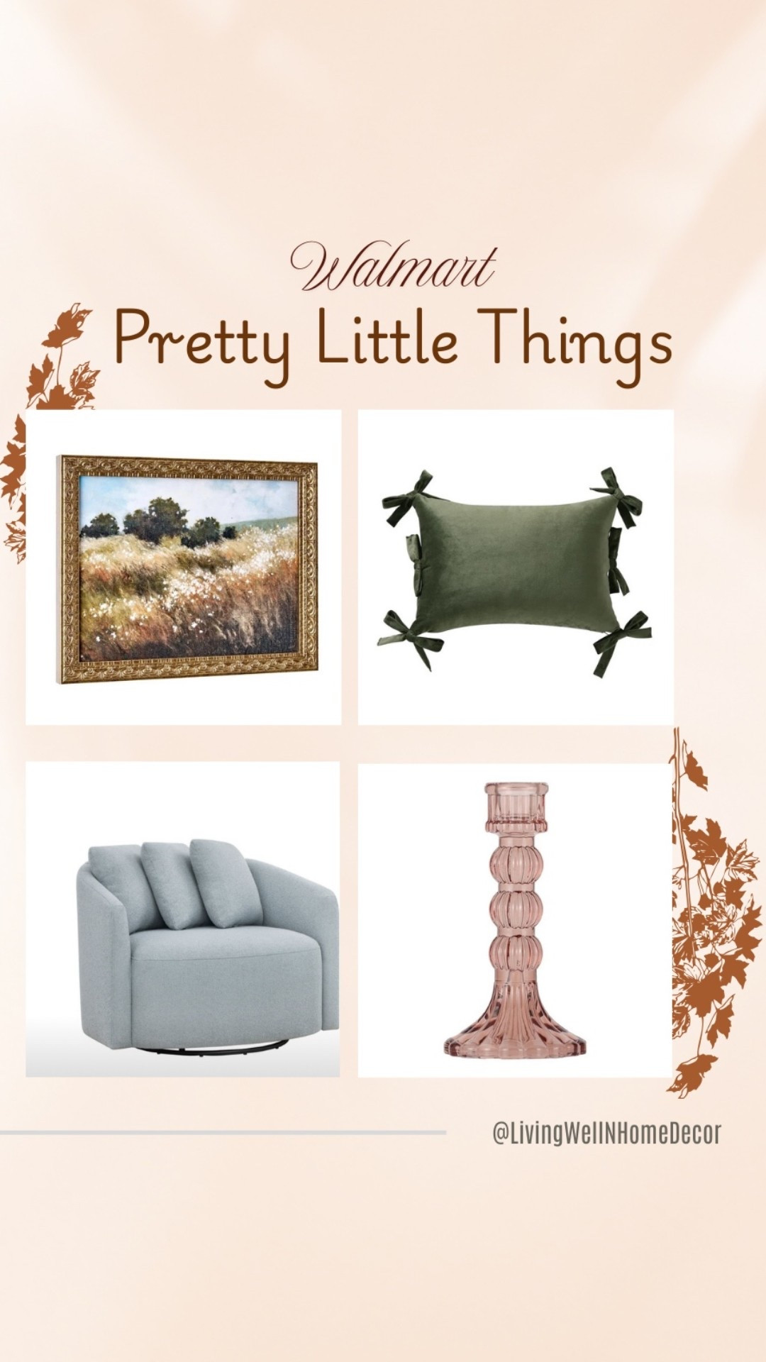 All the pretty little things found exclusively at Walmart! 

#LTKFindsUnder50 #LTKHome #LTKSeasonal