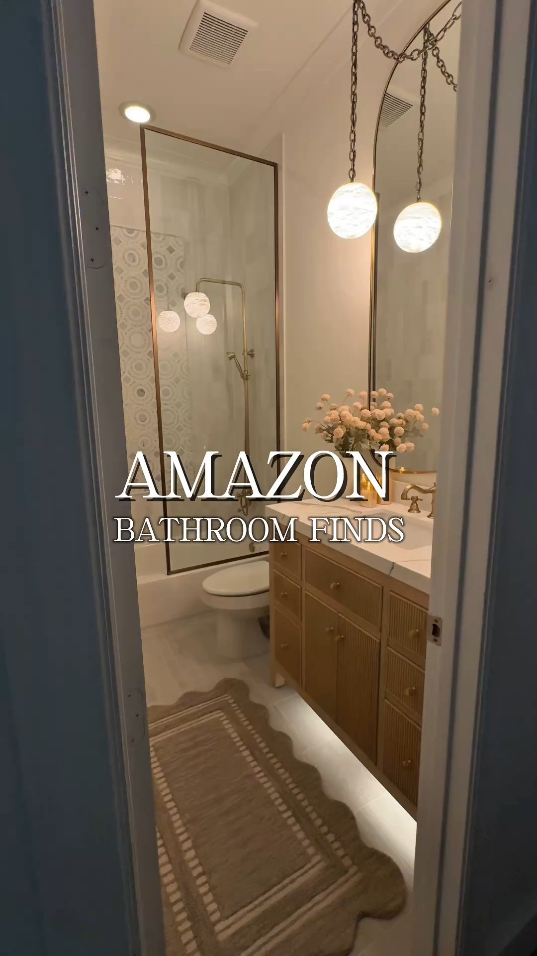Amazon Bathroom finds- also linking everything else you see here!

Lighting is from Lucent lightshop 
Shower glass is local custom 

