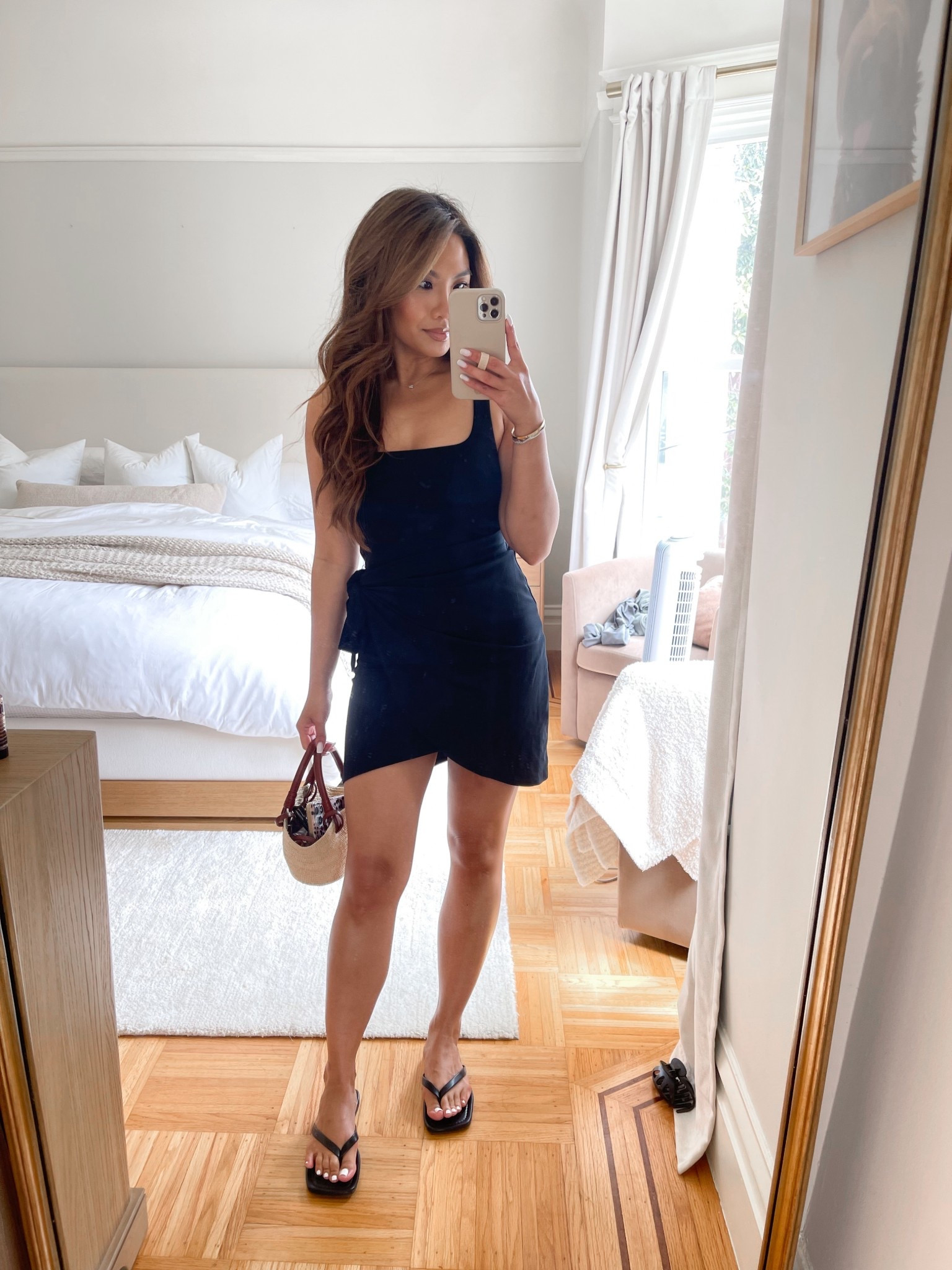 An old aritzia fav! This mini dress is always an easy summer outfit 

I sized up, wearing S 



#LTKFindsUnder100 #LTKPetite