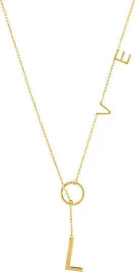 st. Moran Adjustable Love Lariat Necklace | Nordstrom | Nordstrom