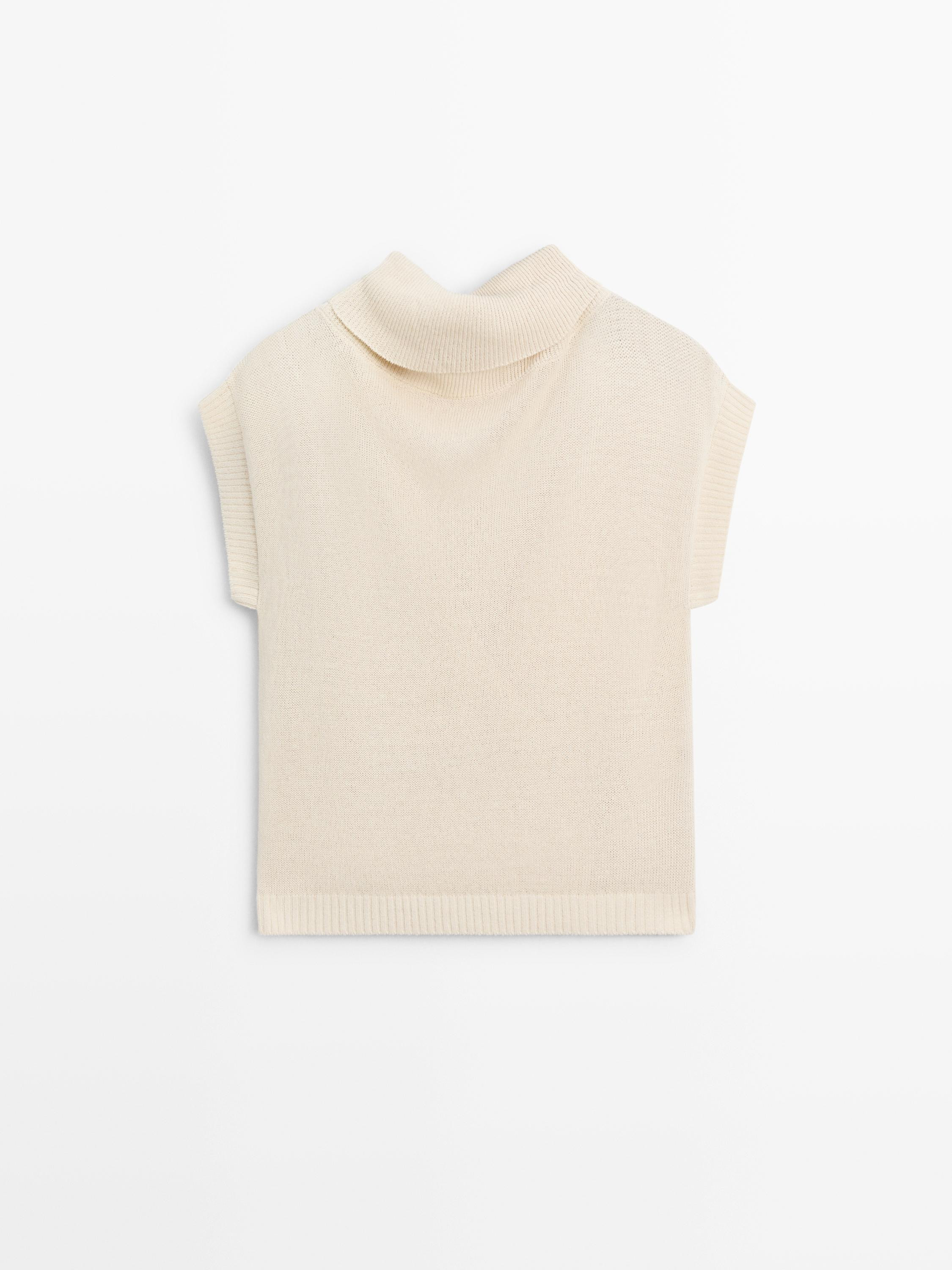 Knit sweater with low-cut back | Massimo Dutti US