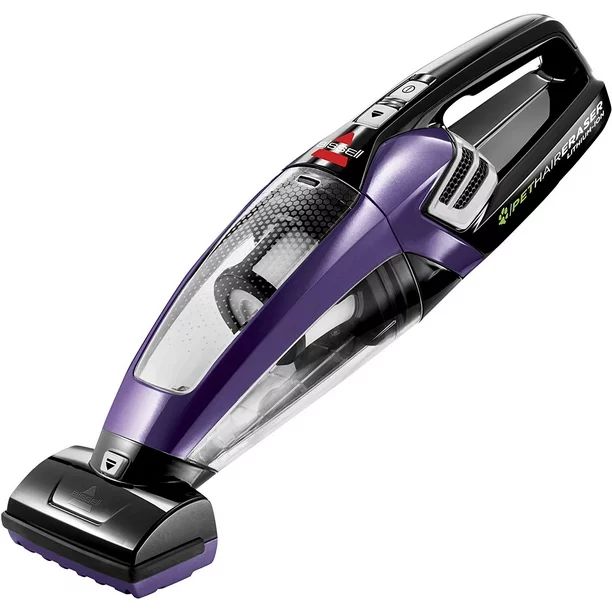 BISSELL Pet Hair Eraser Lithium Ion Cordless Hand Vacuum, Purple, 2390A | Walmart (US)