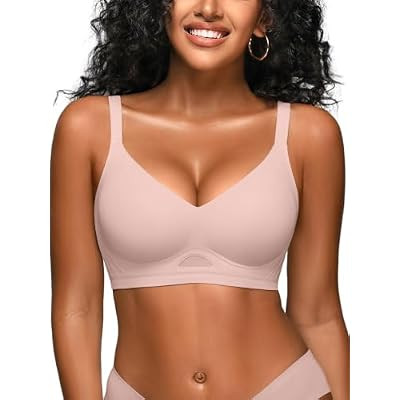 Cuteio Wireless Jelly Bras for Women No Underwire Seamless Tshirt Bra S-2XL | Comfortable… | Amazon (US)