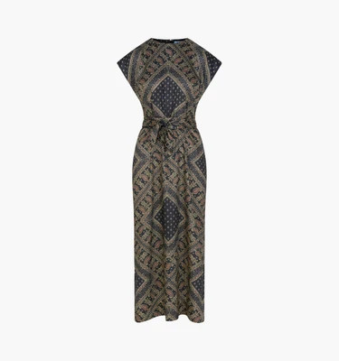 The Dris Dress - Carnaby Scarf Black Carnaby Scarf Black / XXS | Maisonette