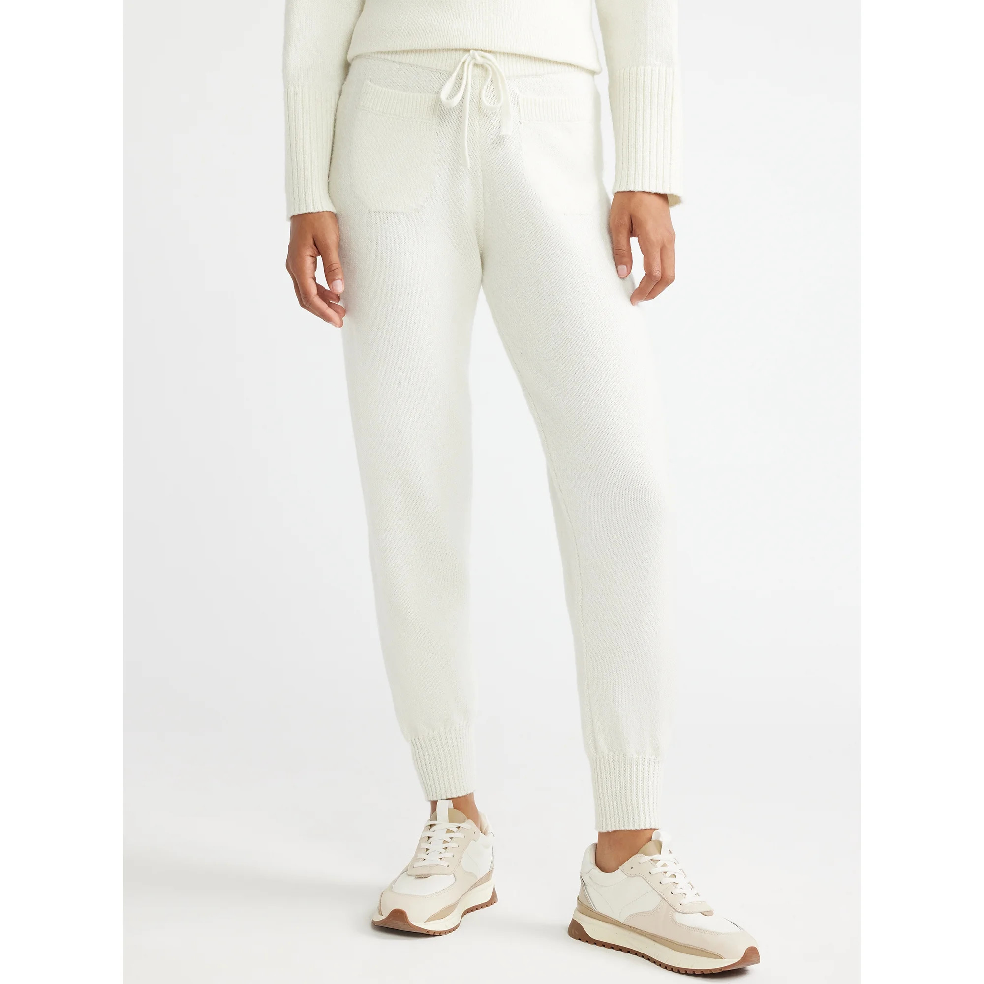 Free Assembly Patch Pocket Sweater Jogger Pants, 30” Inseam, Sizes XS-XXXL | Walmart (US)